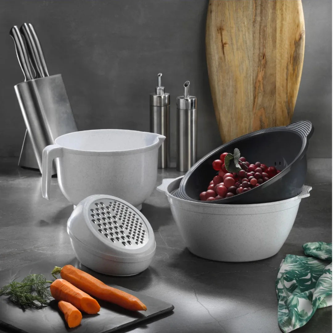 Set mixeur 4 LT + Râpe + Set Passoire - Mahally.ma