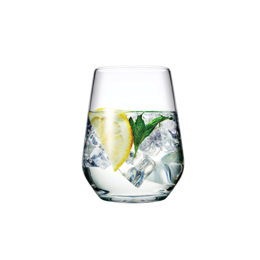 Set De 6 Verres à Eau 42cl - Blanc - Mahally.ma