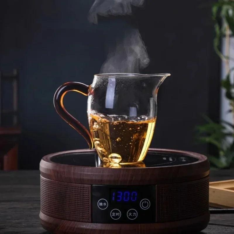 Tasse à Thé en Verre Borosilicaté avec Poignée Colorée 350ml - Mahally.ma