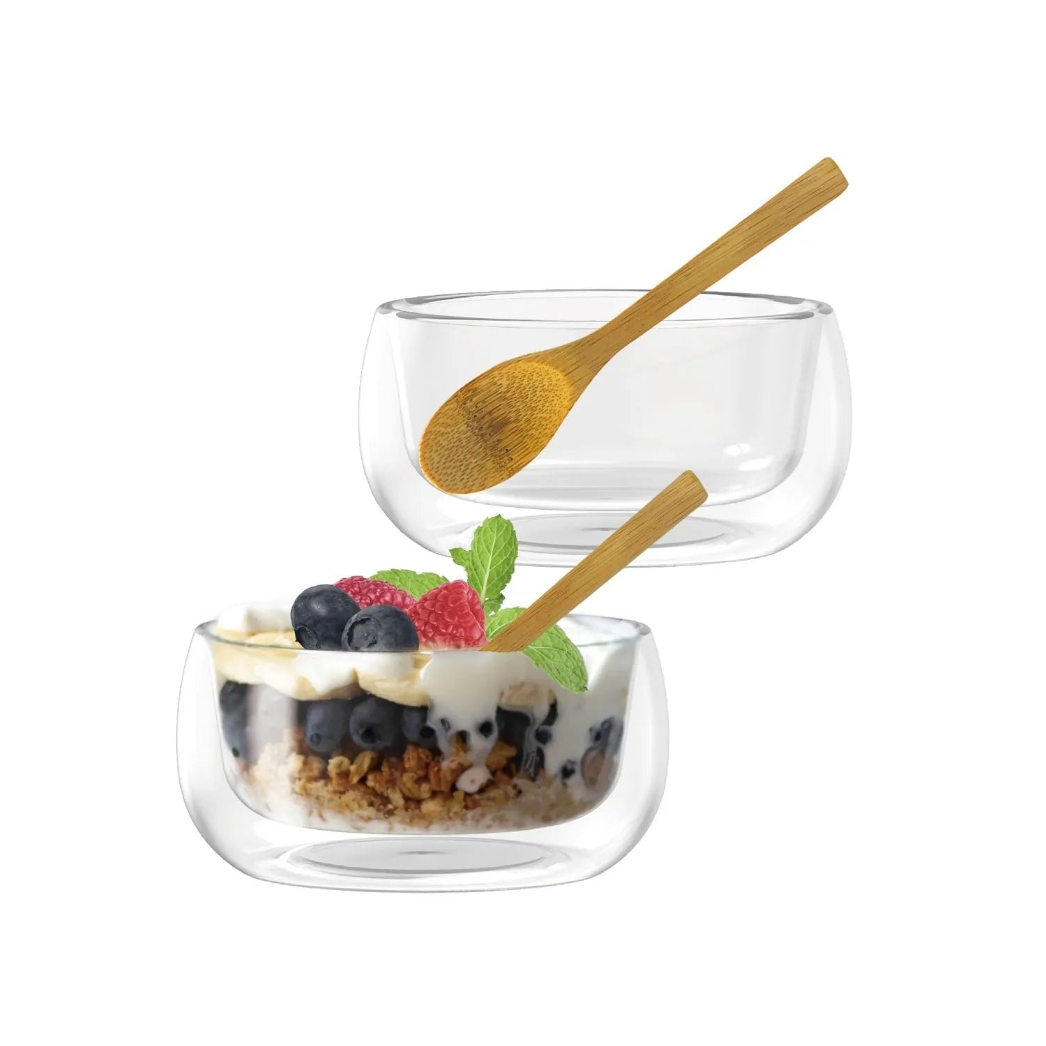 Lot de 6 Bols à Double Paroi - Mahally.ma