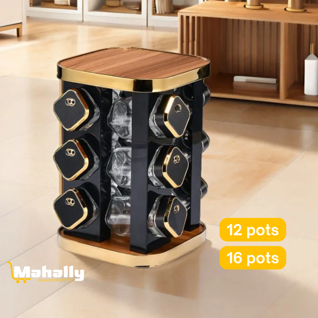 Étagère à épices rotative - Mahally.ma