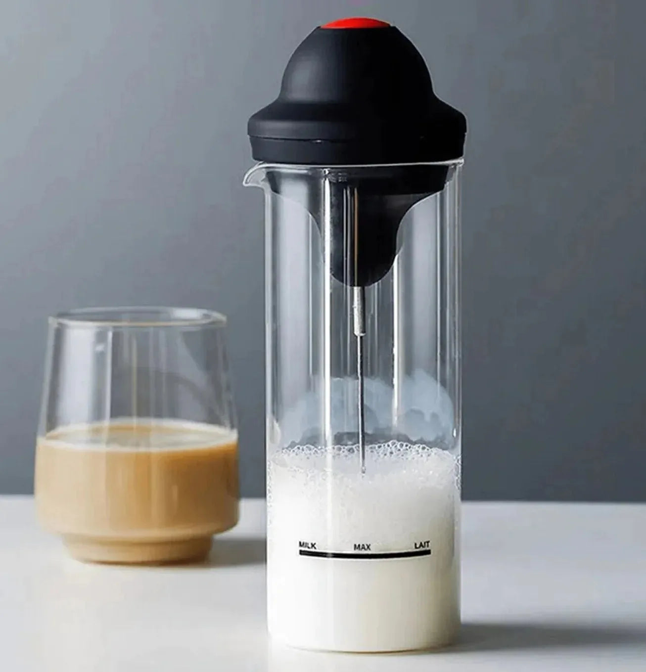 Mélangeur et Mousseur à lait et café électrique - Mahally.ma