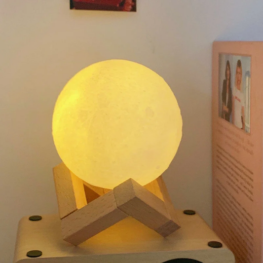 Lune Magique - Lampe LED 3D - Mahally.ma